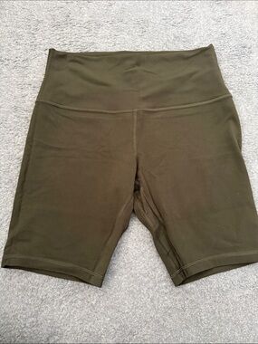 lululemon athletica Olive High-Rise Bike Shorts